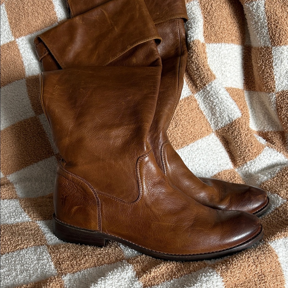 Frye Brown Over the Knee Boots - Picture 5 of 14